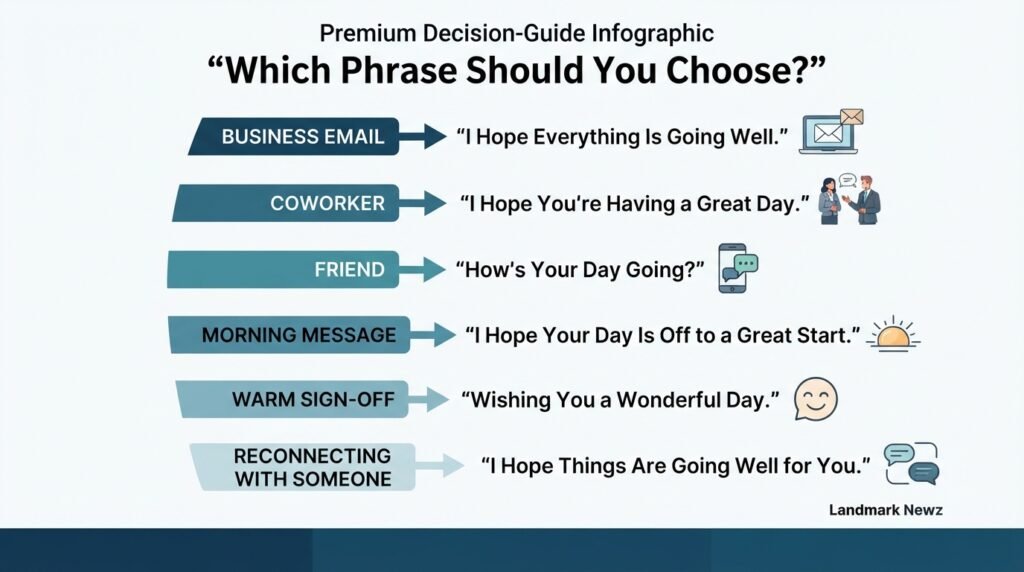 Guide to choosing the right phrase for professional and casual day greetings